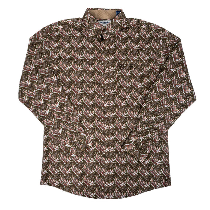 Wrangler Men's George Strait Paisley Button Down Shirt MEN - Clothing - Shirts - Long Sleeve Wrangler