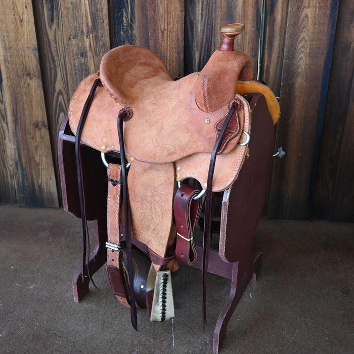 13" TESKEY'S YOUTH STRIP DOWN RANCH SADDLE Saddles - New Teskey's Saddlery
