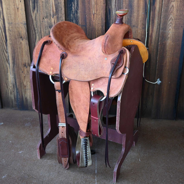 13.5" TESKEY'S JUNIOR STRIP DOWN RANCH SADDLE Saddles - New Teskey's Saddlery