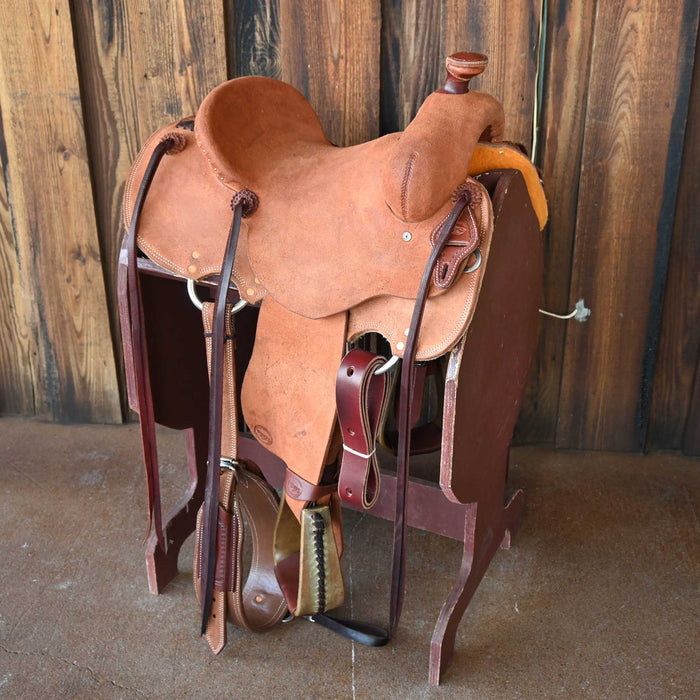 13.5" TESKEY'S JUNIOR STRIP DOWN RANCH SADDLE Saddles - New Teskey's Saddlery