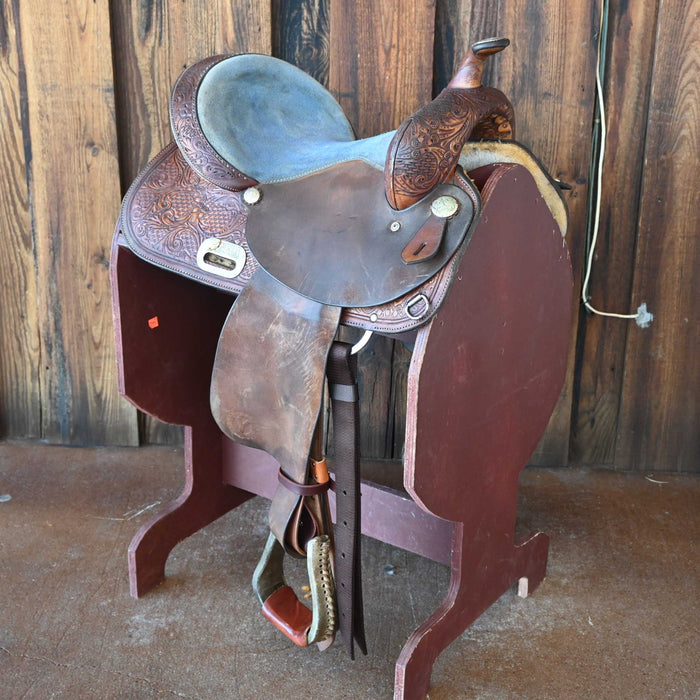 14.5" USED CIRCLE Y BARREL SADDLE