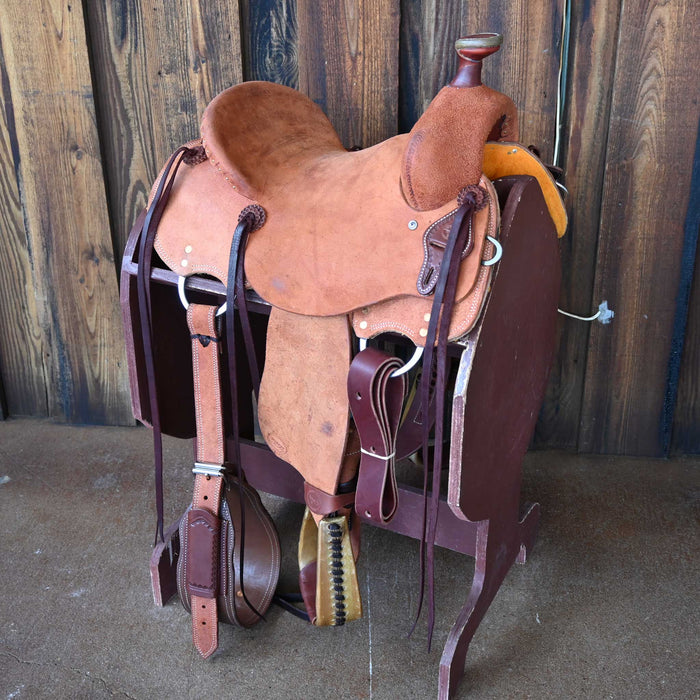 13.5" TESKEY'S JUNIOR STRIP DOWN RANCH SADDLE Saddles - New Teskey's Saddlery