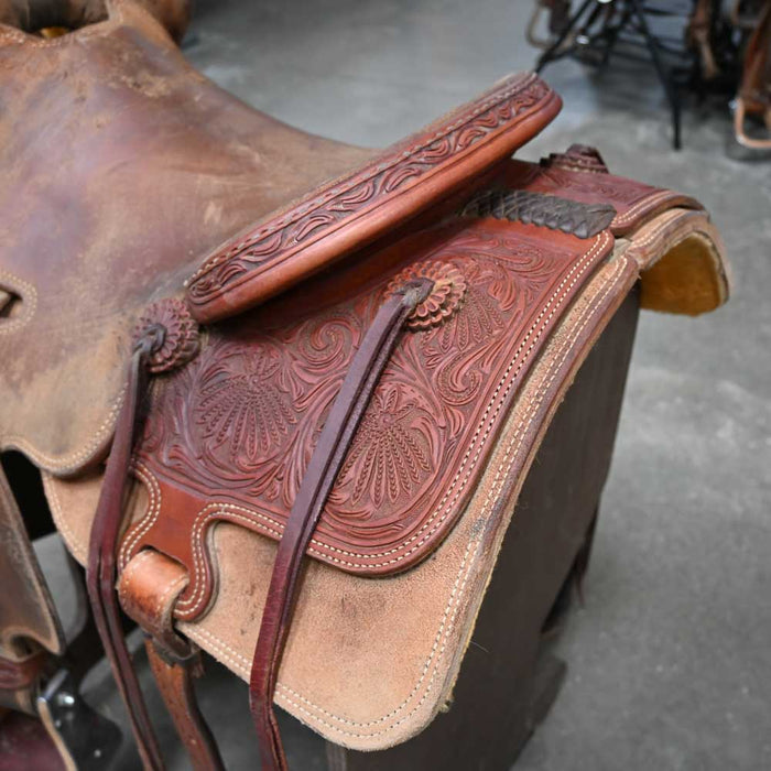 16" USED TESKEY'S RANCH SADDLE Saddles - Used Teskey's Saddlery