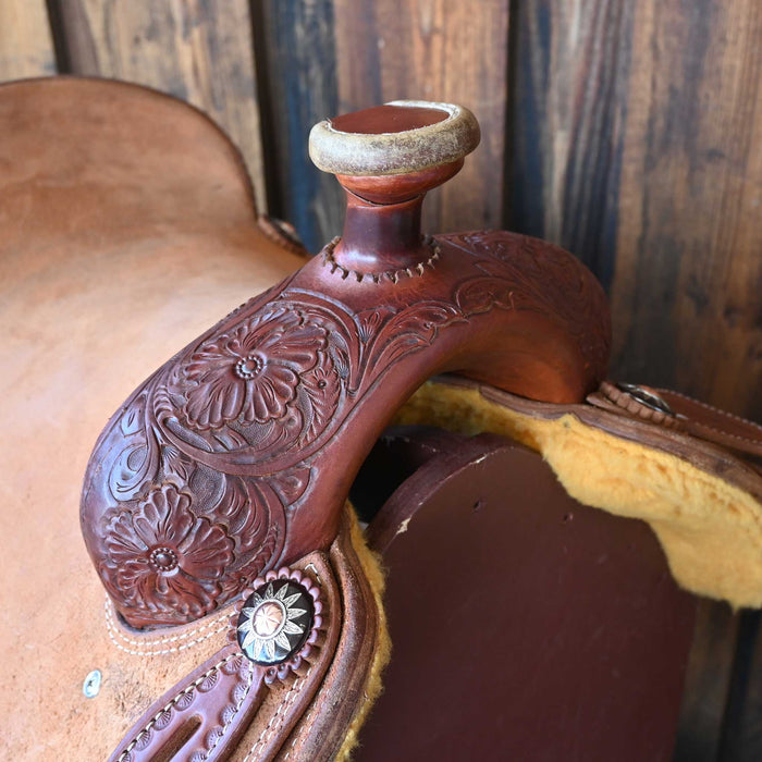 15.5" TESKEY'S RANCH ROPER SADDLE Saddles - New Teskey's Saddlery