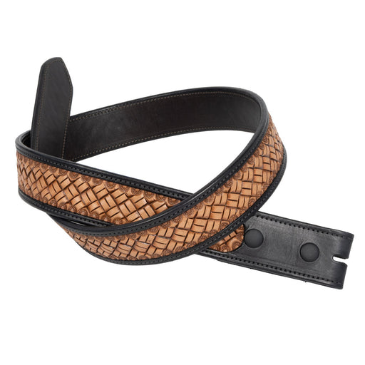 Randall Top Shelf Tooled Captain Crunch Belt - Black/Natural MEN - Accessories - Belts & Suspenders Randall Top Shelf