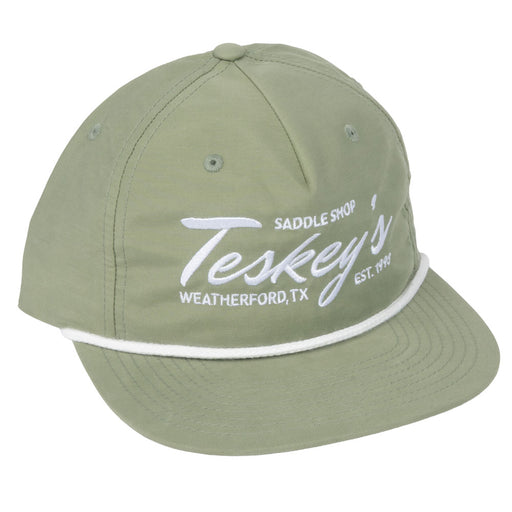 Teskey's Embroidery Umpqua Rope Hat - Sage/White TESKEY'S GEAR - Baseball Caps Teskey's