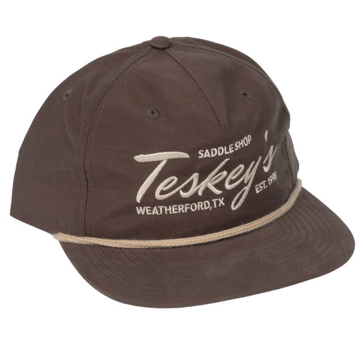 Teskey's Embroidery Umpqua Rope Hat - Dark Mocha/Desert TESKEY'S GEAR - Baseball Caps Teskey's
