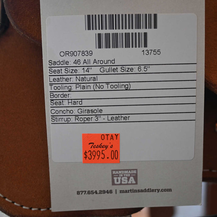 14" MARTIN ALL AROUND SADDLE