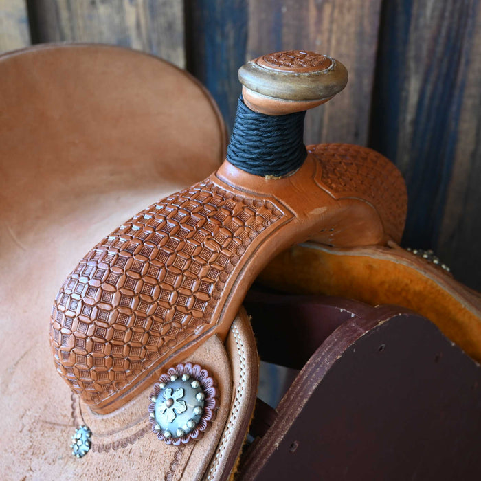 12" PATRICK SMITH TEAM ROPING SADDLE