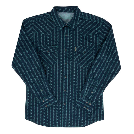 Cinch Men's Modern Floral Stripe Pearl Snap Shirt MEN - Clothing - Shirts - Long Sleeve Cinch