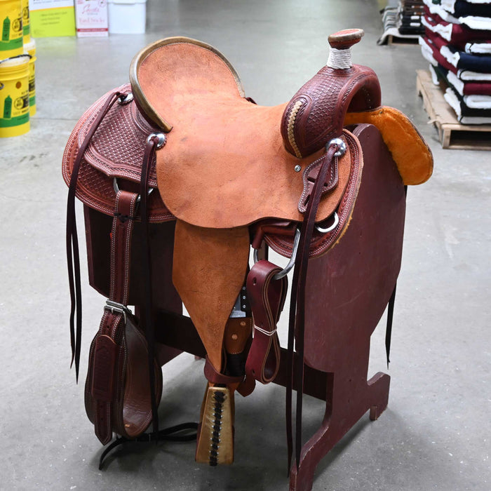 16" TESKEY'S RANCH ASSOCIATION SADDLE Saddles - New Teskey's Saddlery