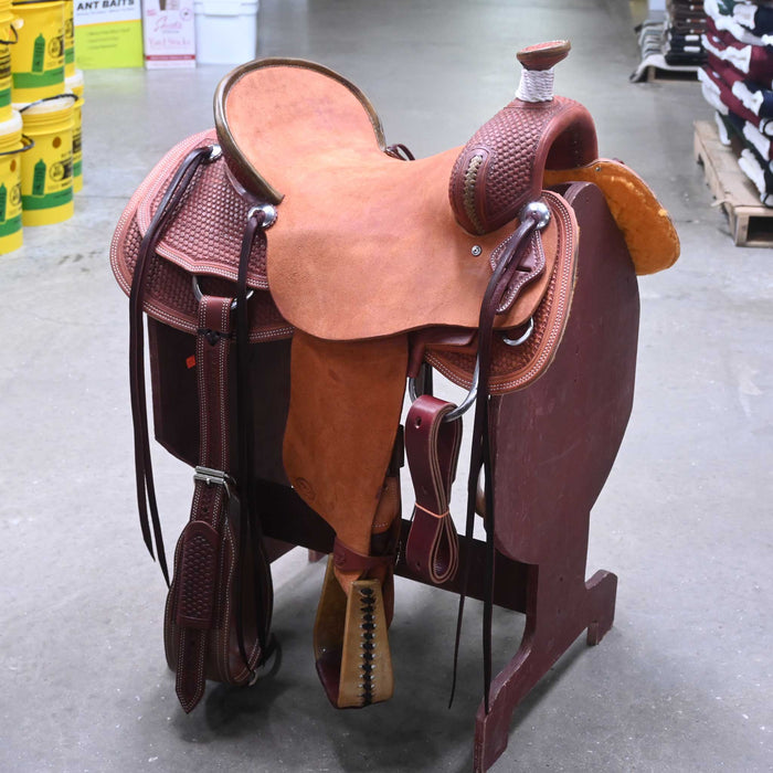 16" TESKEY'S RANCH ASSOCIATION SADDLE Saddles - New Teskey's Saddlery