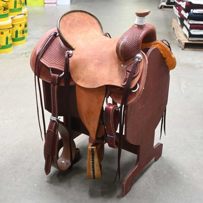 16" TESKEY'S RANCH ASSOCIATION SADDLE Saddles - New Teskey's Saddlery
