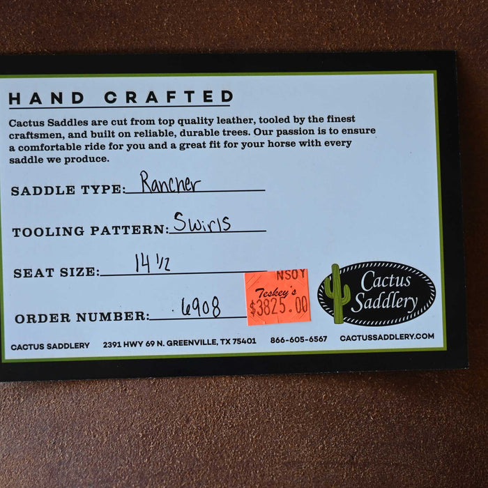 14.5" CACTUS RANCH SADDLE