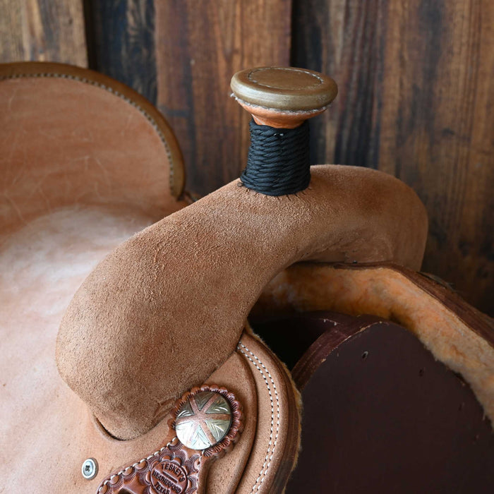 14.5" TESKEY'S TEAM ROPING SADDLE