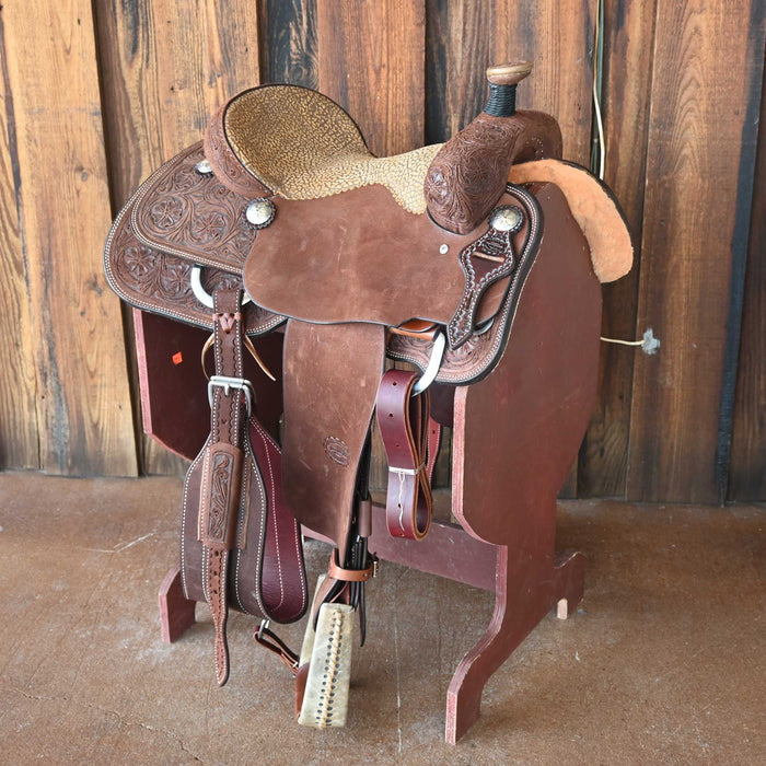 15" TESKEY'S TEAM ROPING SADDLE