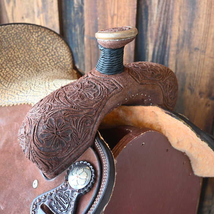 15" TESKEY'S TEAM ROPING SADDLE