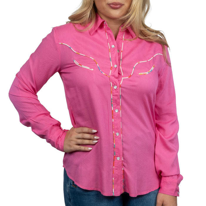 Roper Women's Pearl Snap Western Blouse WOMEN - Clothing - Tops - Long Sleeved Roper Apparel & Footwear