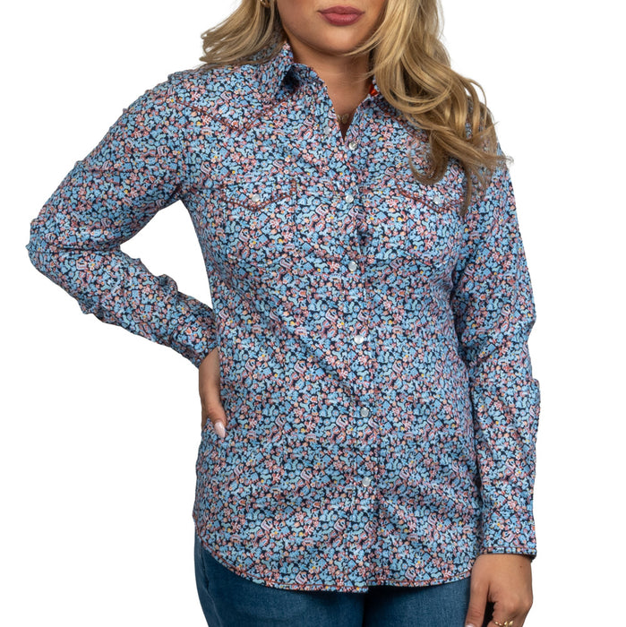 Panhandle Slim Women's Pearl Snap Geo Aztec Western Shirt WOMEN - Clothing - Tops - Long Sleeved Panhandle