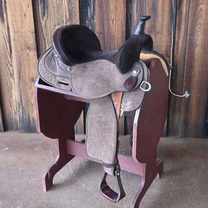 14.5" USED CIRCLE Y BARREL SADDLE Saddles - Used Circle Y Saddlery