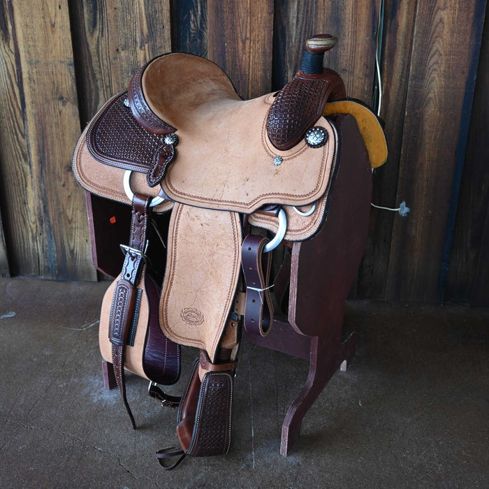 14" PATRICK SMITH TEAM ROPING SADDLE