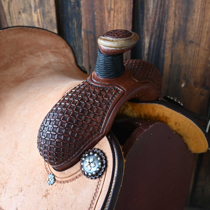 14" PATRICK SMITH TEAM ROPING SADDLE