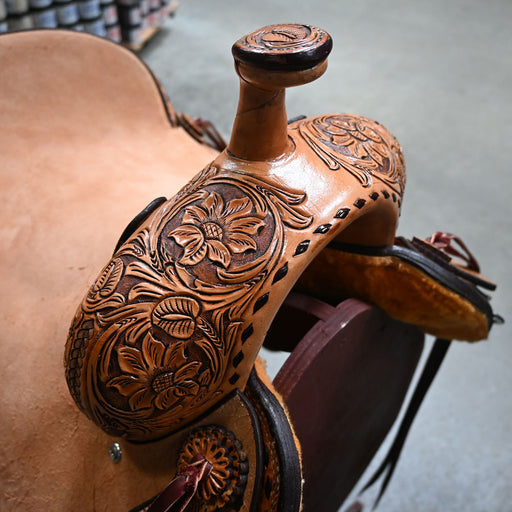 14.5" TESKEY'S PRO CUTTER RANCH CUTTER SADDLE Saddles - New Teskey's Saddlery