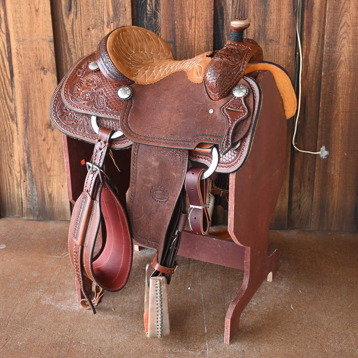 14" TESKEY'S CALF ROPING SADDLE