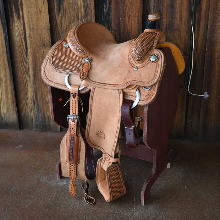 14" PATRICK SMITH TEAM ROPING SADDLE