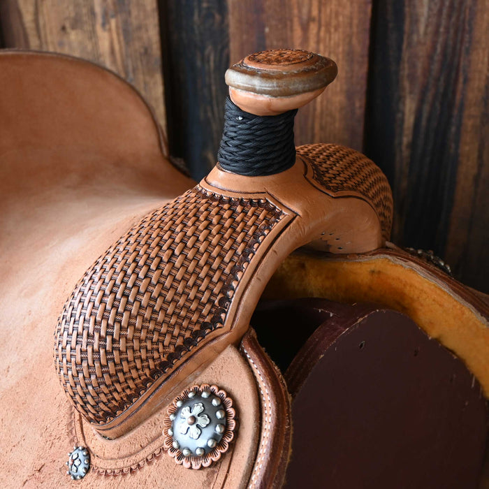 14" PATRICK SMITH TEAM ROPING SADDLE