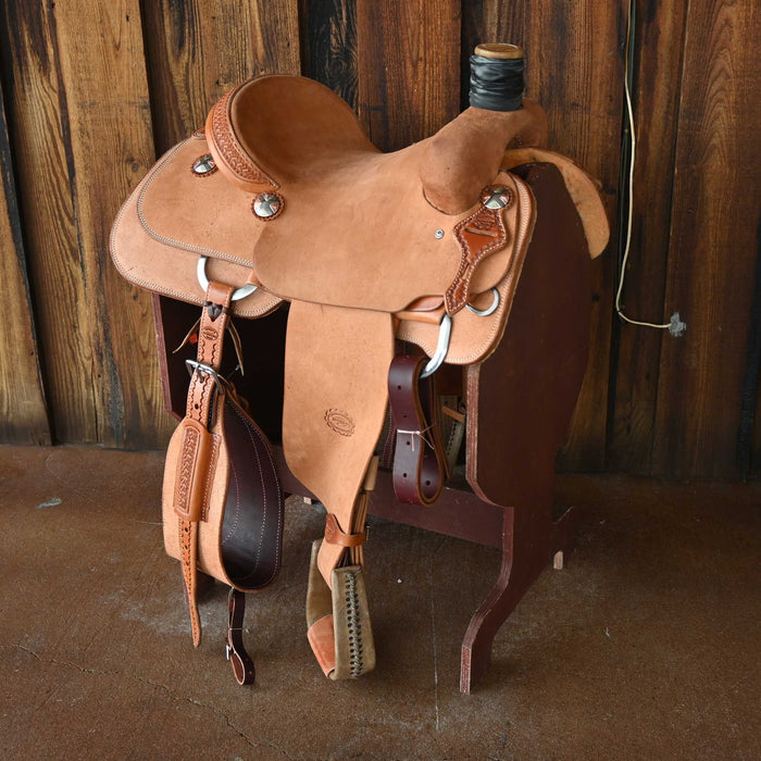 14.5" TESKEY'S TEAM ROPING SADDLE