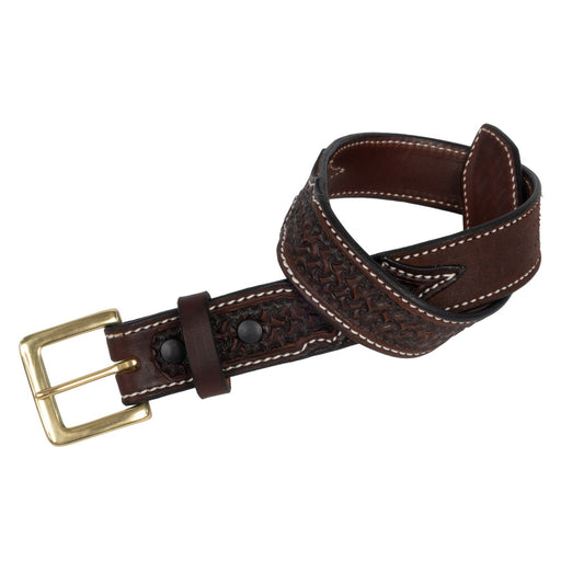 Texas Saddlery Youth Chocolate Spider Belt KIDS - Accessories - Belts Texas Saddlery