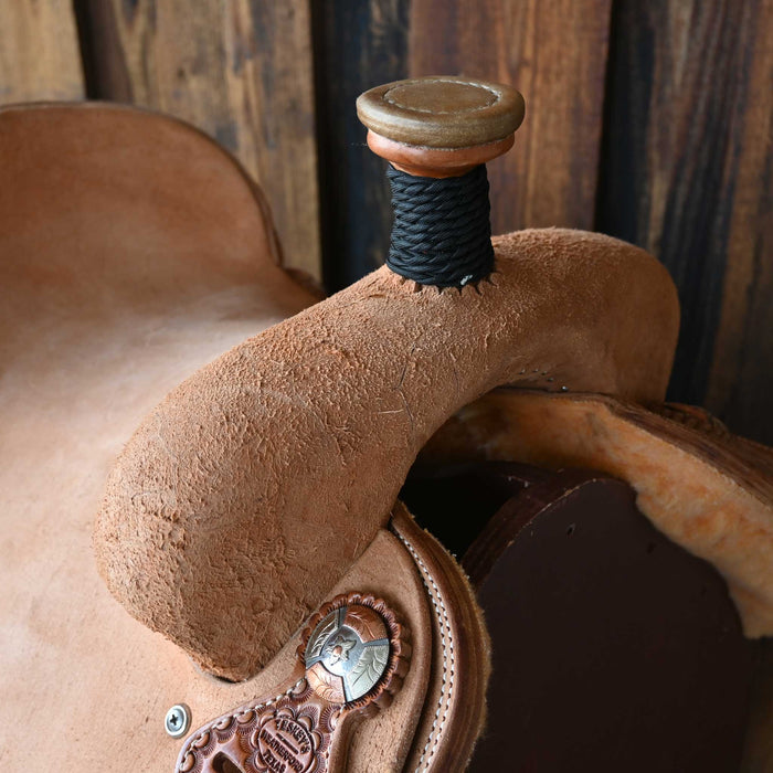 15" TESKEY'S TEAM ROPING SADDLE