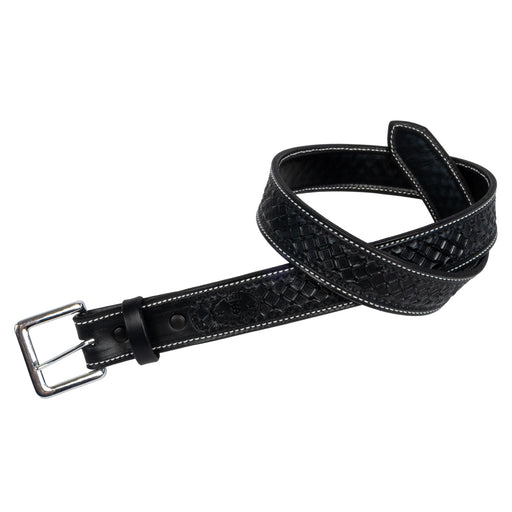 Texas Saddlery Men's Black Waffle Belt MEN - Accessories - Belts & Suspenders Texas Saddlery