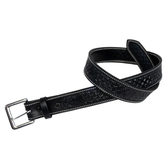 Texas Saddlery Men's Black Waffle Belt MEN - Accessories - Belts & Suspenders Texas Saddlery