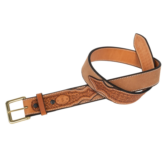 Texas Saddlery Men's Saddle Tan Spider Combo Belt MEN - Accessories - Belts & Suspenders Texas Saddlery