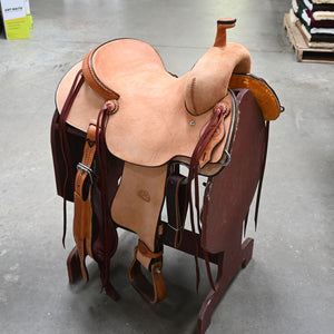 15" TESKEY'S PRO CUTTER RANCH CUTTER SADDLE Saddles - New Teskey's Saddlery