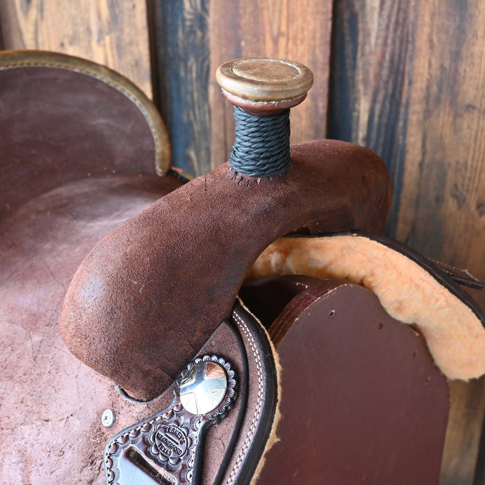 14.5" TESKEY'S TEAM ROPING SADDLE