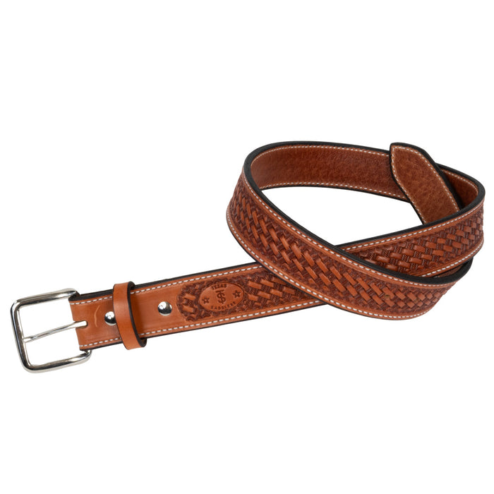 Texas Saddlery Men's Natural Basket Belt MEN - Accessories - Belts & Suspenders Texas Saddlery