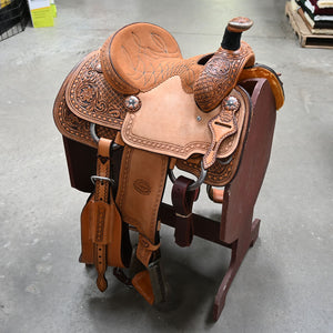 12" TESKEY'S YOUTH ROPING SADDLE Saddles - New Teskey's Saddlery