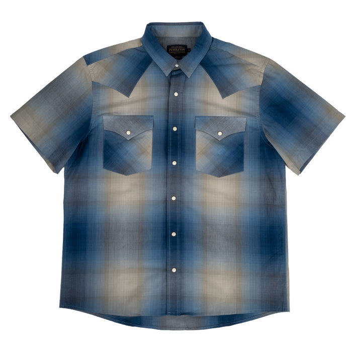 Pendelton Men's Frontier Ombre Pearl Snap Shirt MEN - Clothing - Shirts - Short Sleeve Pendleton