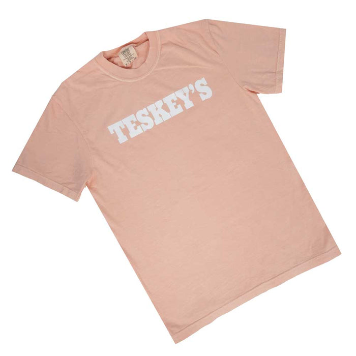 Teskey's Plain Logo Tee - Peachy TESKEY'S GEAR - SS T-Shirts Teskey's