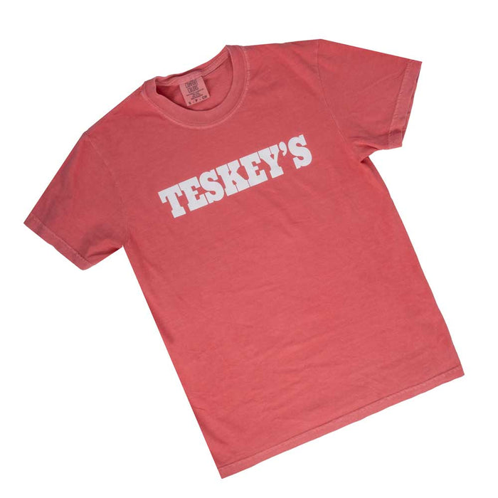 Teskey's Plain Logo Tee - Watermelon TESKEY'S GEAR - SS T-Shirts Teskey's