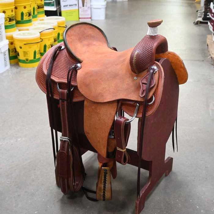 16" TESKEY'S RANCH ASSOCIATION SADDLE Saddles - New Teskey's Saddlery