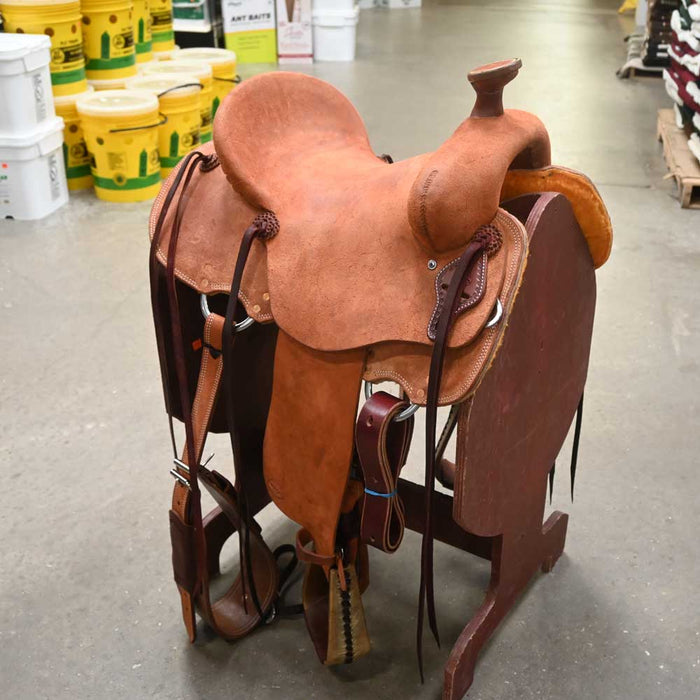 14.5" TESKEY'S STRIP DOWN RANCH SADDLE Saddles - New Teskey's Saddlery
