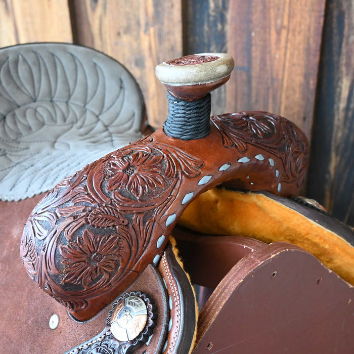 14" TESKEY'S TEAM ROPING SADDLE