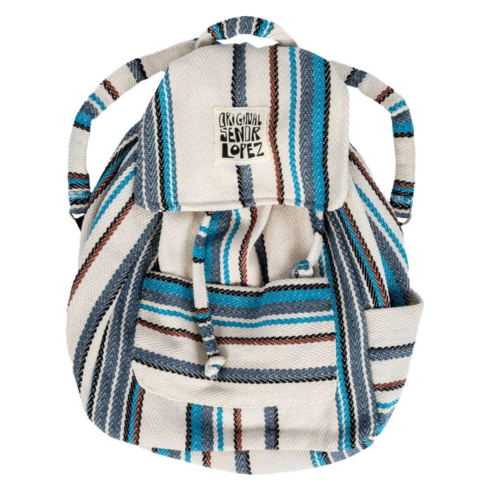 Señor Lopez Baja Backpack - Chimi Blue ACCESSORIES - Luggage & Travel - Backpacks & Belt Bags Senor Lopez