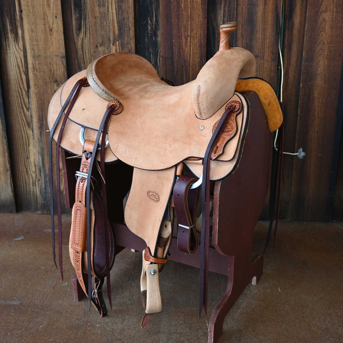 15.5" TESKEY'S PRO CUTTER RANCH CUTTER SADDLE