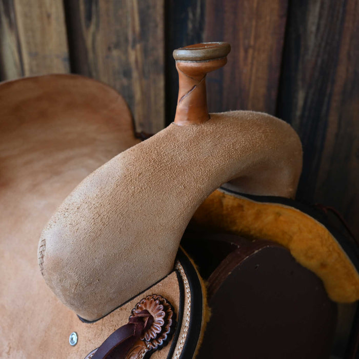 15.5" TESKEY'S PRO CUTTER RANCH CUTTER SADDLE