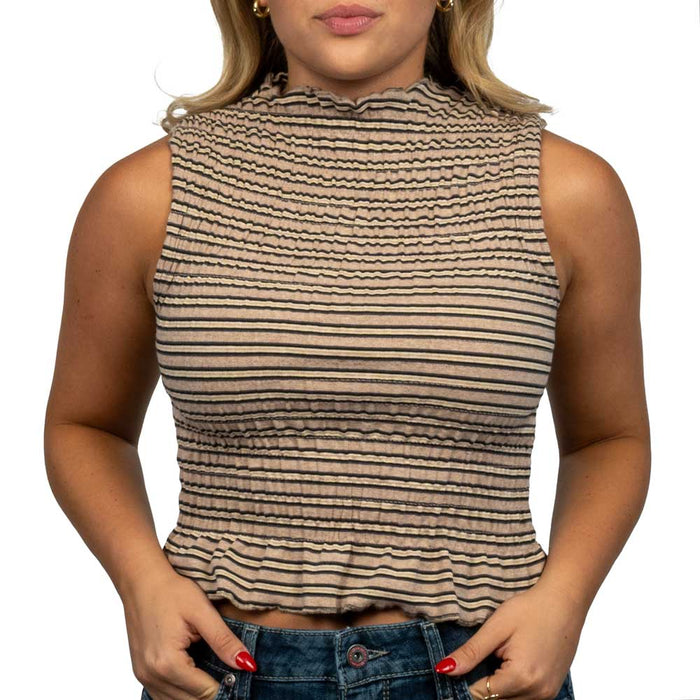 Sage The Label One And Only Stripe Sleeveless Top WOMEN - Clothing - Tops - Sleeveless Sage The Label